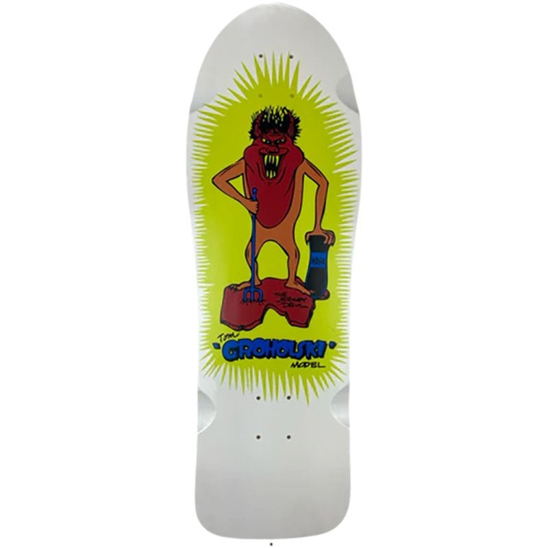 Vision 9.5 x 29.5 WHITE DIP Groholski Jersey Devil Skateboard Deck