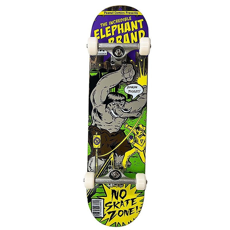 Elephant 8 x 32 Brand Smash Ticket PURPLE Complete Skateboard