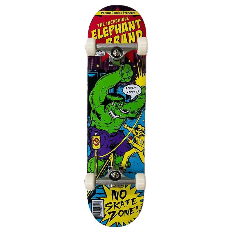 Elephant 8 x 32 Brand Smash Ticket RED Complete Skateboard