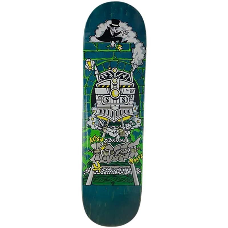 Schmitt Stix 8.25 x 32.25 Allen Midgett Magic Train Popsicle Skateboard Deck
