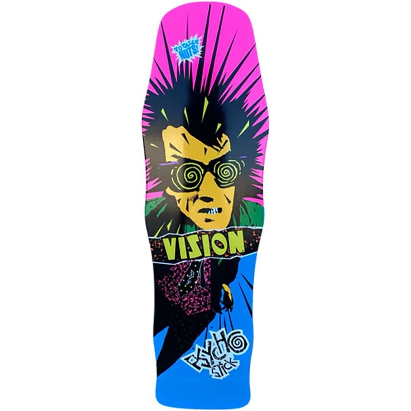 Vision 10 x 36 Psycho Stick Longboard BLUE Skateboard Deck