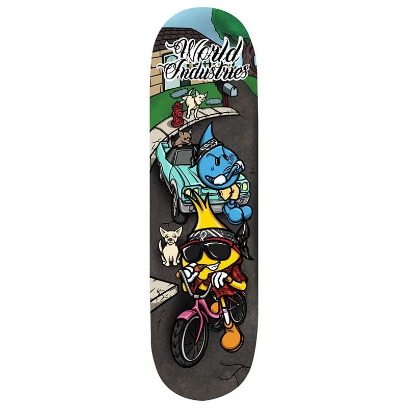 World Industries 8.5 Homiez Skateboard Deck