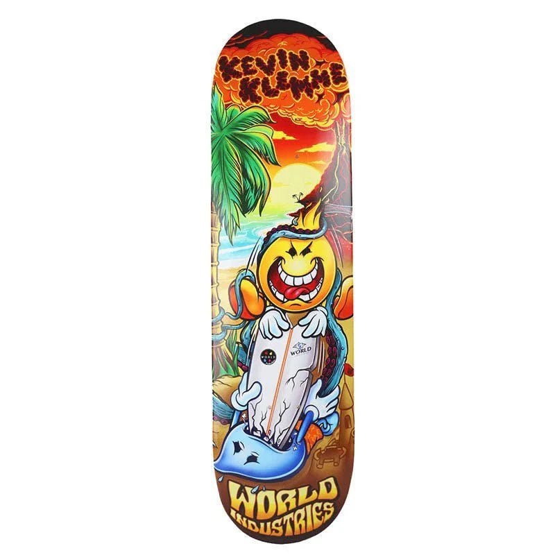 World Industries 8.5 Klemme Surfs Up Skateboard Deck