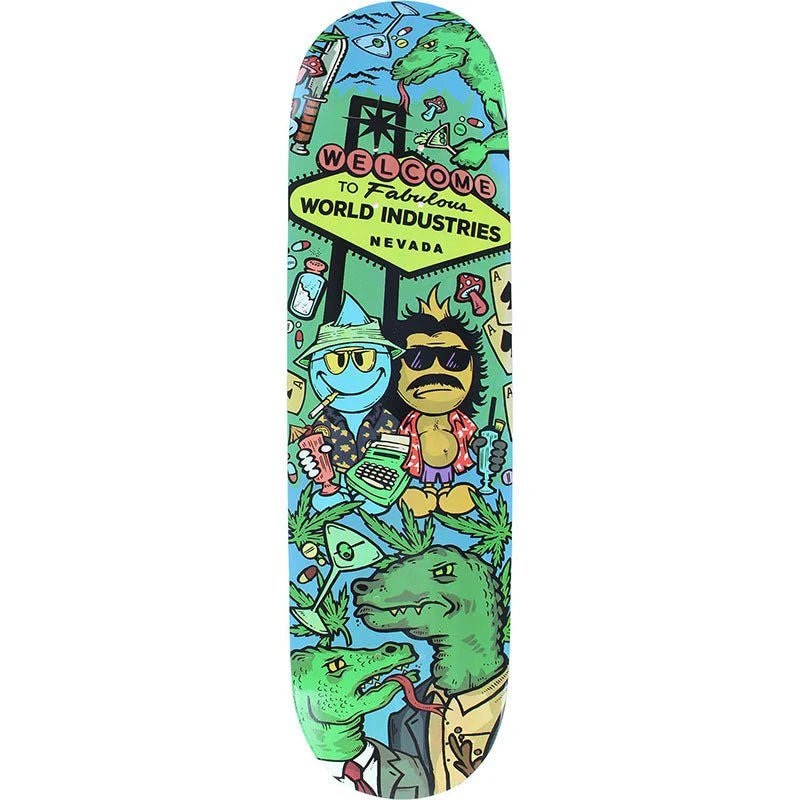 World Industries 8.5 Loathing Skateboard Deck