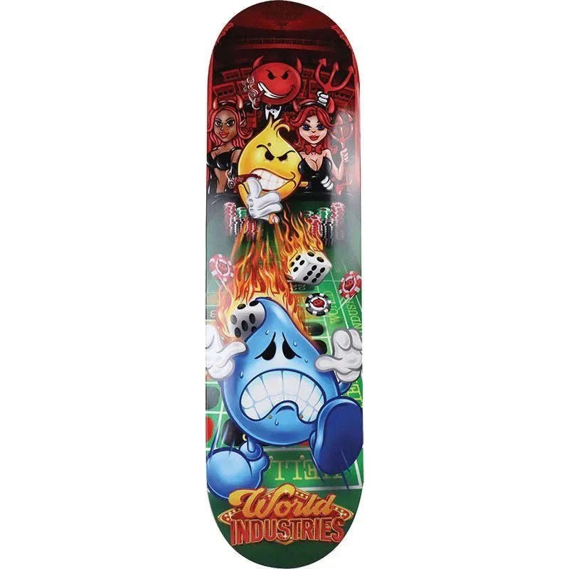 World Industries 8.75 Casino Skateboard Deck