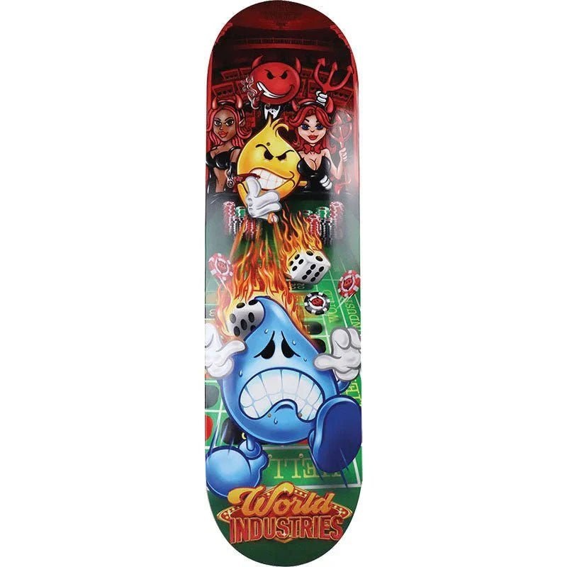 World Industries 9 Casino Skateboard Deck