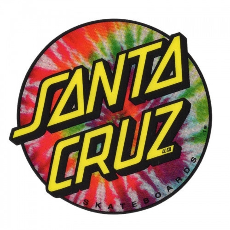 Santa Cruz Tie Dye Dot Sticker 3