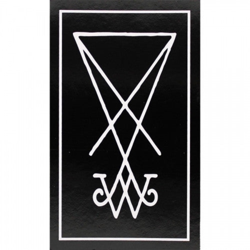 Welcome Symbol Sticker Black/White 4