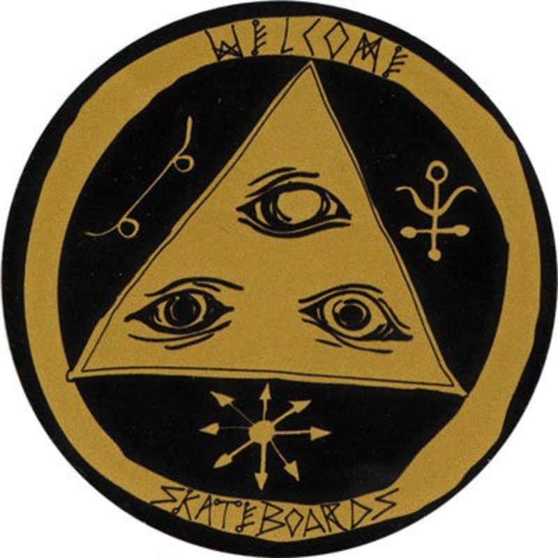 Welcome Talisman Sticker Black/Gold  3