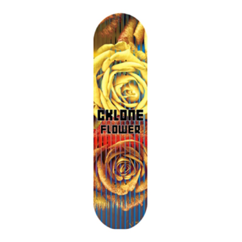 Cklone Rose Flower Skateboard Deck 8