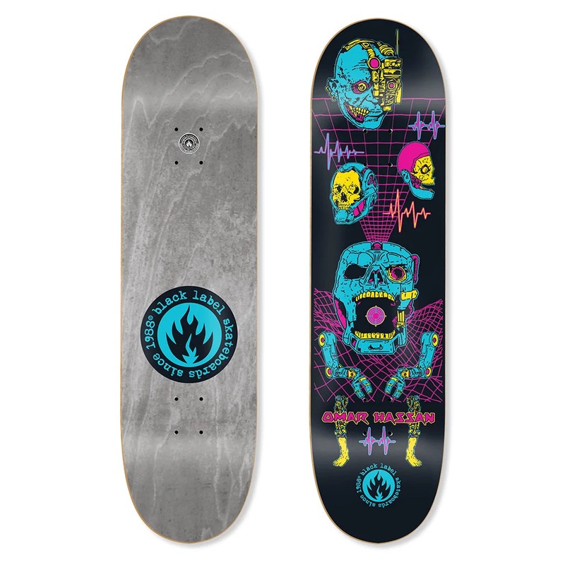 Black Label Omar Hassan BLACK FUNERAL Deck 8.38